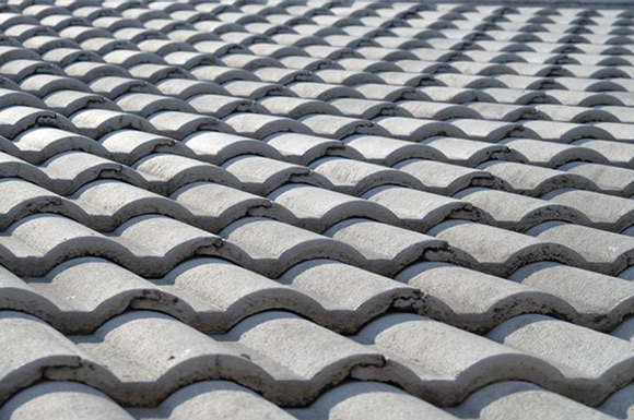 Concrete roof tiling